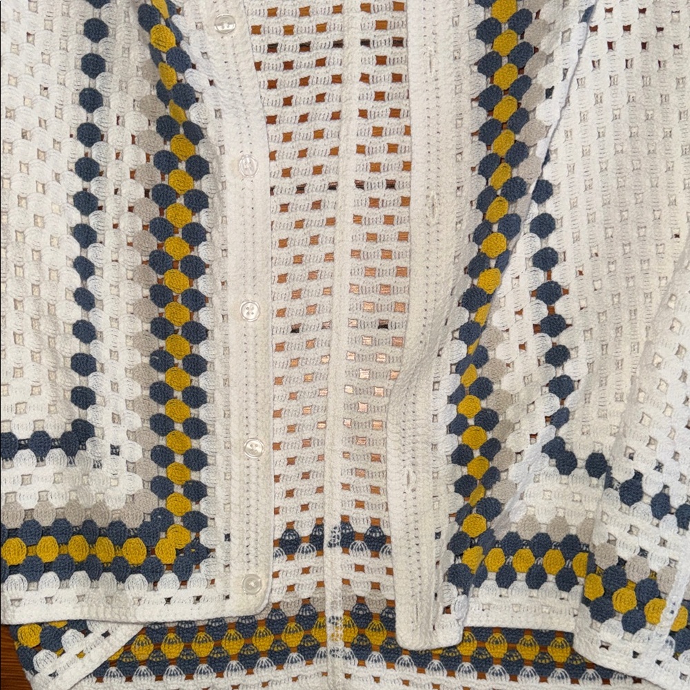 Abercrombie crochet button up - Picture 5 of 5